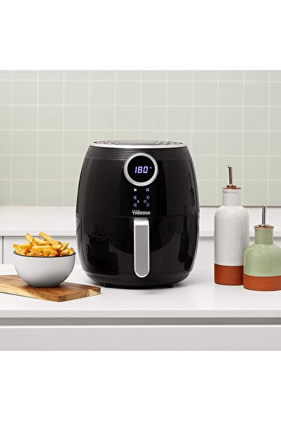 Tristar Friteuza fara ulei XXL Tristar FR-6956, 1500W, Capacitate 4.5 l, Termostat reglabil 80-200 C, Negru