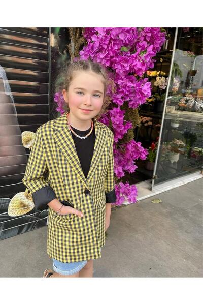 Hilal Akıncı Kids Карирано яке за момиче