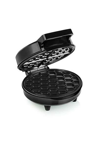 Tristar Aparat pentru preparat waffe Tristar WF-3089, 1200 W, 2 Waffe, Termostat, Negru/Inox