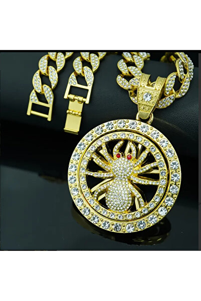 kargasa تدوير العنكبوت قلادة الهيب هوب روك