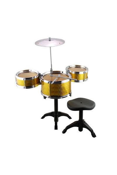 Salamandra Set Tobe cu Scaunel, pentru copii, culoare Auriu, 5 Piese, SALAMANDRA KIDS®