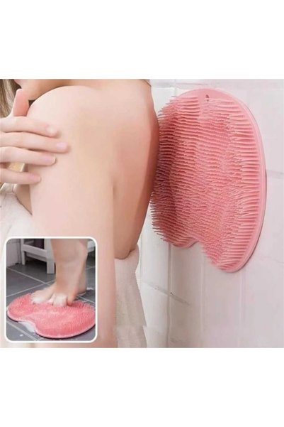 Dalian Home Silikon Sırt ve Ayak Masaj Matı / Banyo - Duş İçi Kaydırmaz Taban Vantuzlu