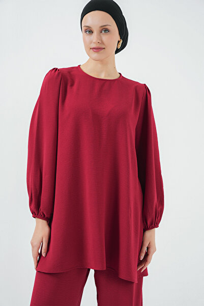 Bigdart Γυναικείο Σετ Παντελόνι Ayrobin Tunic Bottom Top 6712 - Claret Red