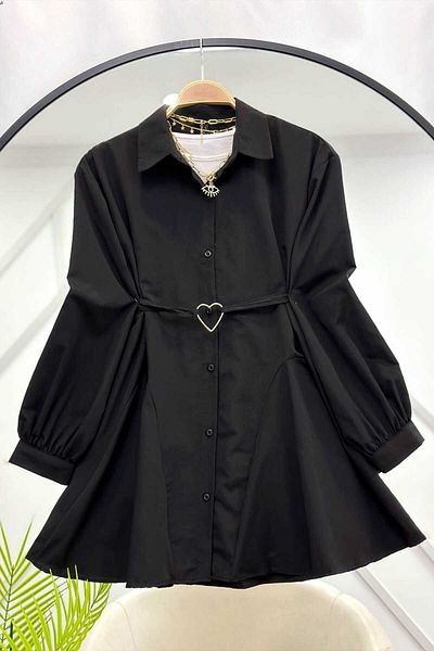 YEDİLALE Heart Belt Shirt 4360