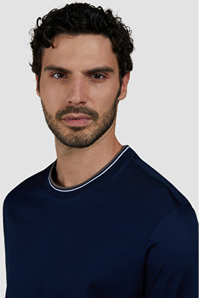 PAUL&SHARK Ανδρικό μπλουζάκι με κοντό μανίκι, 100% βαμβάκι, με στρογγυλή λαιμόκοψη, μπλουζάκι με κοντό μανίκι, μπλουζάκι με κοντό μανίκι 25411025-013