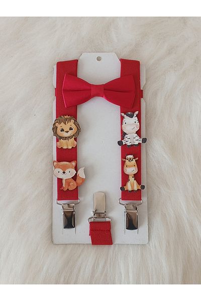Bambinoo Safari Animal Concept Hanger Bow Tie Special Day Birthday Trousers Hanger