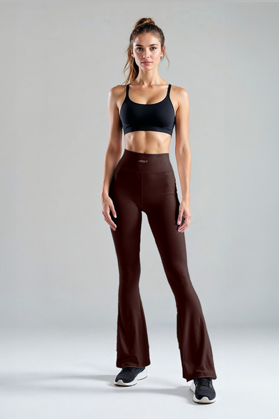 JOLT Γυναικείο καφέ καλσόν καμπάνα Μοντέλο: 001