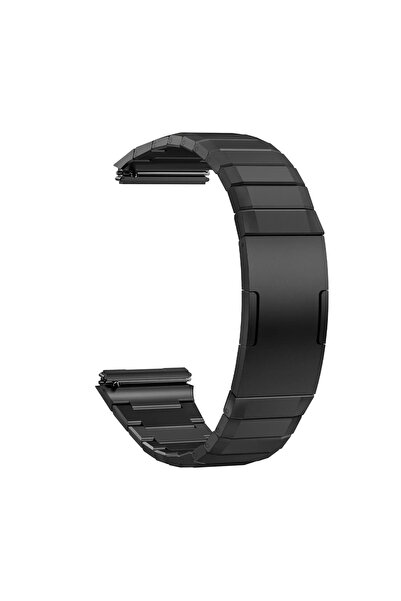 UnDePlus Huawei Watch GT 6 Pro 46mm Kordon Baklalı Metal Kordon Titanyum Saat...