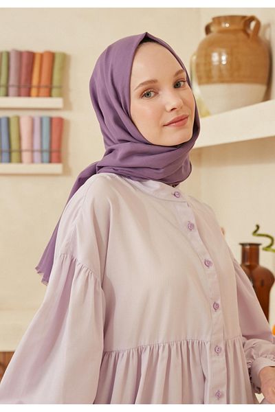 Fresh Thin Cotton Shawl and Lavender