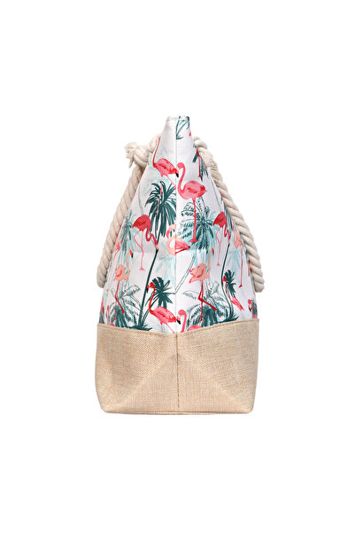 MORANO Waterproof Beach and Shopping Bags, Large Zipper Tote Bag, Shoulder Bags