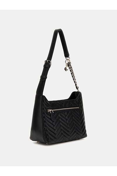 Guess Annıng Shoulder Bag Women's Black Shoulder Bag Hwqg9508180-Bla
