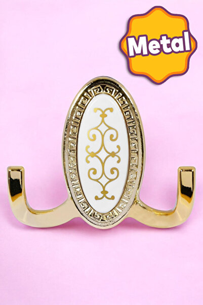 Badem10 Seçil Vestiyer (GOLD ALTIN METAL) Duvar Portmanto Mobilya Dolap Elbis...