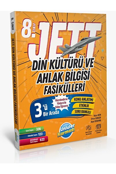Anka Yayınları Ünlüler Karması 8. Sınıf LGS Jett Din Kültürü ve Ahlak Bilgisi...