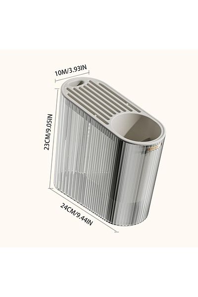 COOYA Detachable Knife Storage Block, Transparent for Easy Cleaning, Space-Saving Universal Knife Rack