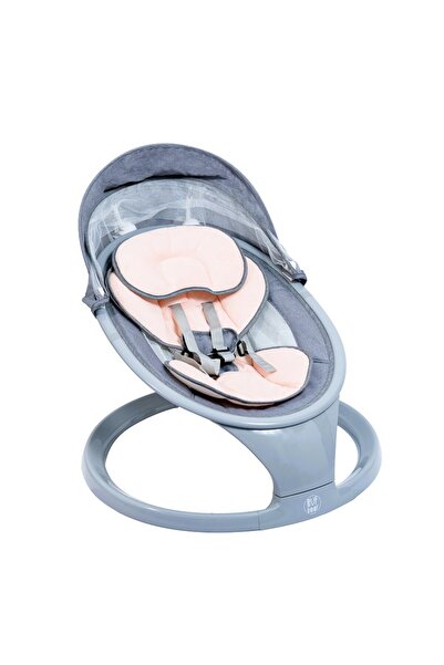 BUF BOOF Φορητή Έξυπνη Ηλεκτρική Κούνια W5 BUF BOOF, Bluetooth, Τηλεχειριστήριο, EasyTouch, ροζ