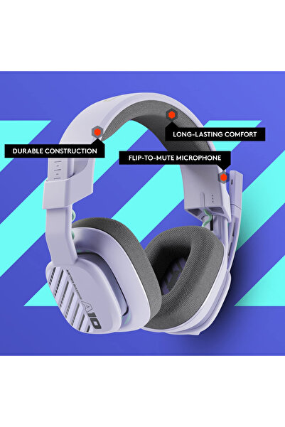 Astro سماعة رأس ASTRO A10 Asteroid Lilac للألعاب للكمبيوتر الشخصي