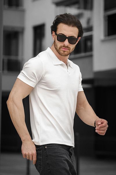 Oksit Tricou Bărbați Ht Peha Slim Fit Autoban Fabric Apache Guler