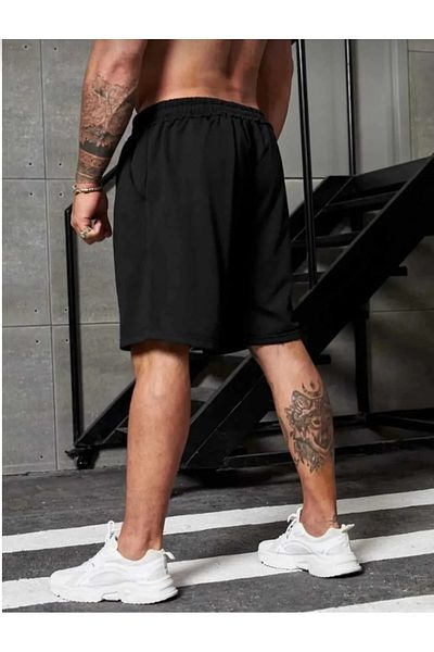 DAXİS Sportwear Company Pantaloni scurți din bumbac imprimat pentru bărbați - Pantaloni scurți pentru bărbați cu croială relaxată