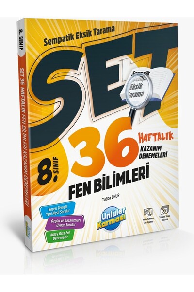 Anka Yayınları Ünlüler Karması 8. Sınıf LGS Sempatik Fen Bilimleri 36 Haftalı...