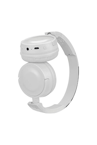 Genel Markalar Hy-Xbk44 Batty Beyaz Tf Kart Özellikli Bluetooth Kulaklık