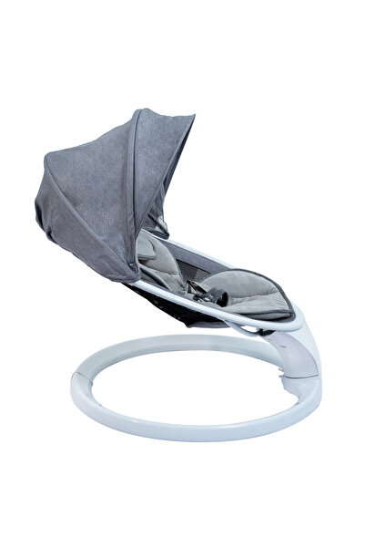 BUF BOOF Φορητή Έξυπνη Ηλεκτρική Κούνια W5 BUF BOOF, Bluetooth, Τηλεχειριστήριο, EasyTouch, γκρι