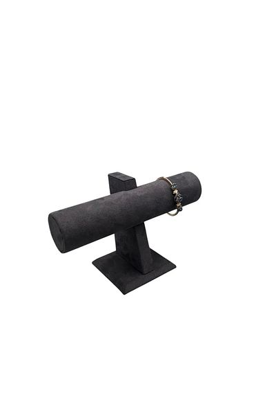 MeGass Dekor Domestic Production Geranium Fabric Smoked Color Clock - Bracelet Display Stand