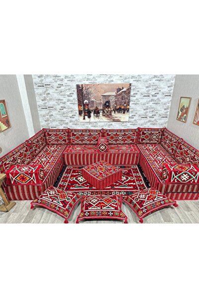 uğurlu şark köşesi Uğurlu Şark Köşe Takımı ( 19 parça 30 cm minder kalınlığı)