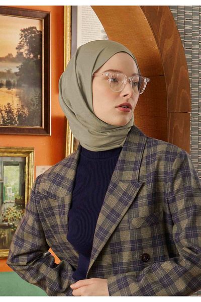 Fresh Cotton Crash Shawl - Sage