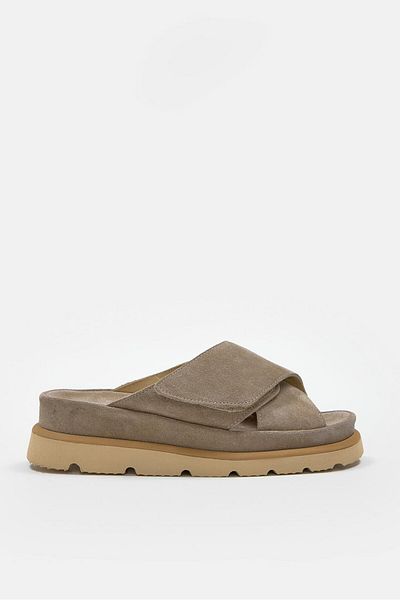 NILUFARR Nushi Mink Suede Genuine Leather Women's Slippers