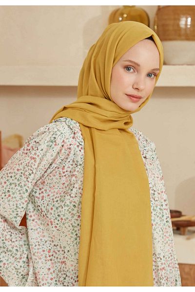 Fresh Mango Voile Shawl Thin Cotton