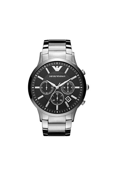 Emporio Armani ساعة كوارتز رجالية من الفولاذ المقاوم للصدأ