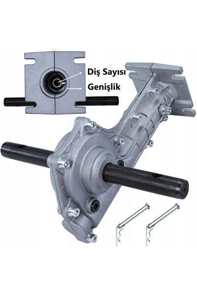 ABLACKS Tırpan Çapa Aparatı Gövdesi 28 MM 9 Diş