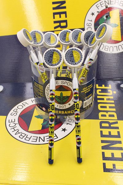 Fenerbahçe Egg-Laying 2 Li Eraser Tipped Pen Fb Figured