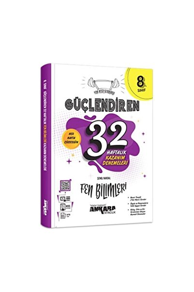 Anka Yayınları Ankara Yayıncılık 8. Sınıf Fen Bilimleri Güçlendiren 32 Haftal...