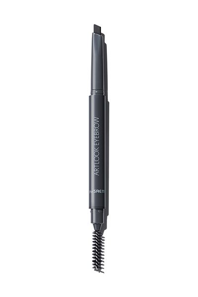 THE SAEM قلم حواجب بزاوية مع مظهر طبيعي - Saemmul Artlook Eyebrow - أسود رمادي (VİONINE)