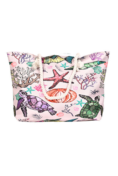 MORANO Waterproof Beach and Shopping Bags, Large Zipper Tote Bag, Shoulder Bags