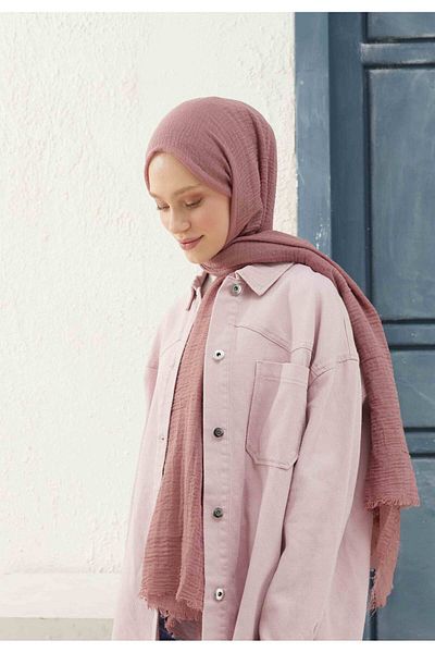 Fresh Dusty Rose Wrap Shawl