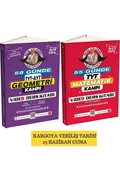 Anka Yayınları Bıyıklı Matematik 58 Günde TYT - AYT Geometri Kampı - 55 Günde...
