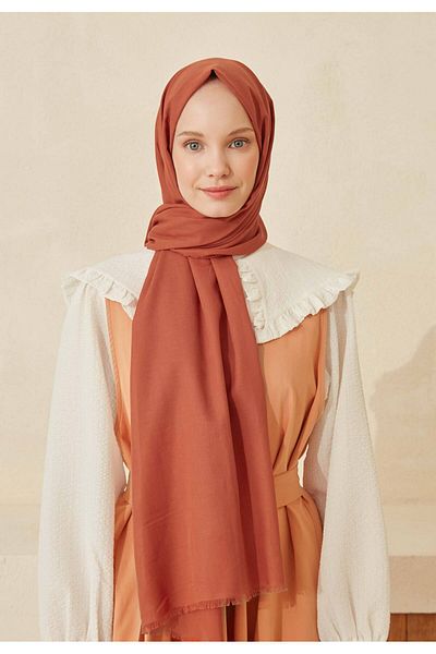 Fresh Thin Cotton Voile, Tile Shawl