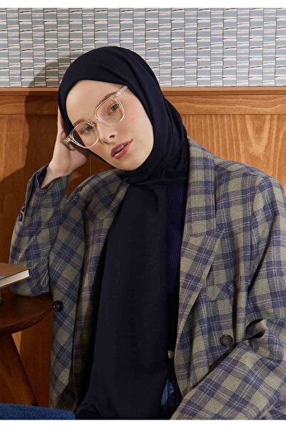 Fresh شال قطني كراش أزرق داكن