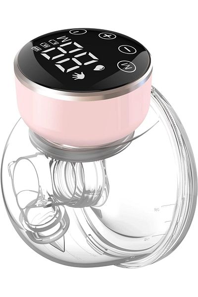 COOYA Wearable Electric Breast Pump, With LED Display, Rechargeable, Leak-Proof, for Feeding Mothers