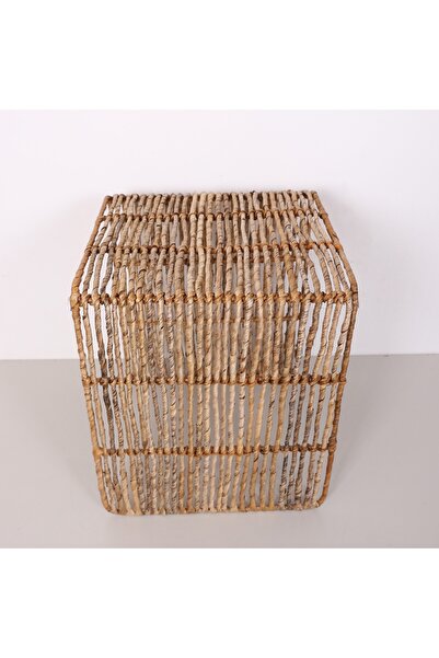 Mylamp BABİL DOĞAL MUZ LİFİ ODUNLUK & SEHPA & SAKLAMA DÜZENLEME 48x40 cm