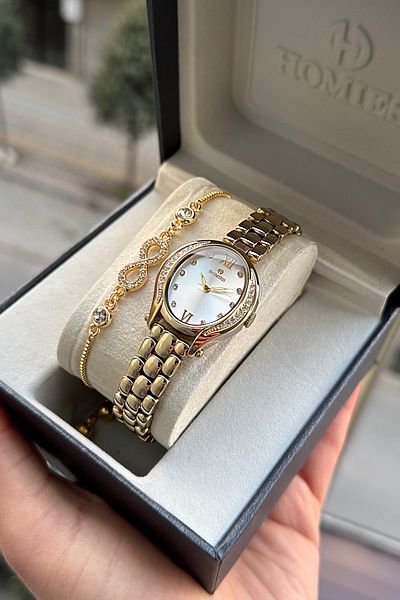 Homies Women's Wristwatch - 2 Years Warranty Gift Bracelet and Bracelet