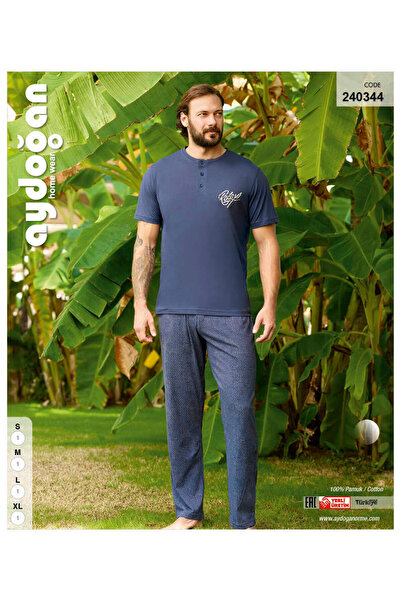 ARAS Aydoğan 240344 Men's Suprem Patli K.Sleeve Pjs Suit