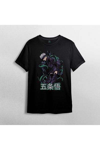 Pixxa Μπλουζάκι Unisex Jujutsu Kaisen Satoru Gojo Crew Neck Μοντέλο 10 100% βαμβάκι