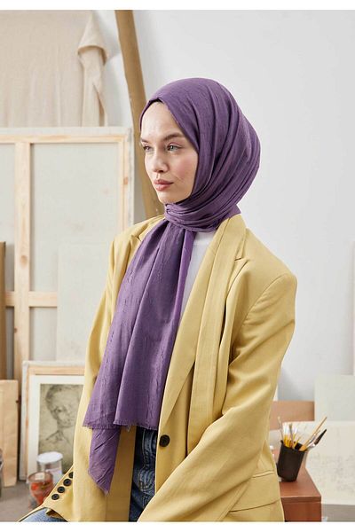 Fresh Bamboo Shawl Amethyst