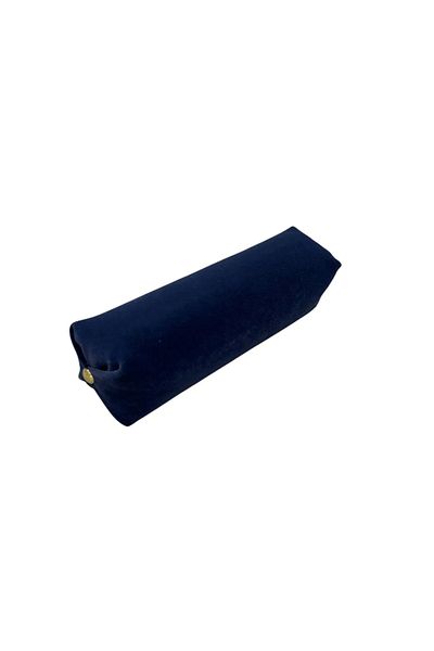 MeGass Dekor Țesătură din piele intoarsa de producție internă Culoare bleumarin 20 Cm Roll Bijuterii Pernă