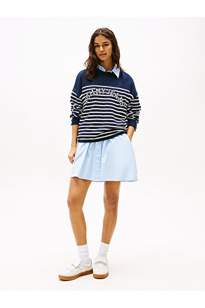 Tommy Hilfiger TJW STRIPE VARSITY SWEATER