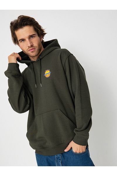 Dickies Ανδρικό πράσινο hoodie Dickies X Spitfire Hoodie Olive Green