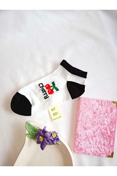 ENEFENDİ Șosete EKRU PATİK, din bumbac, fără cusături, model scurt, șosete pe...